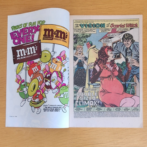 Vision and the Scarlet Witch #3 & #12, 80s Marvel comics (Lot of 2) - Picture 8 of 12